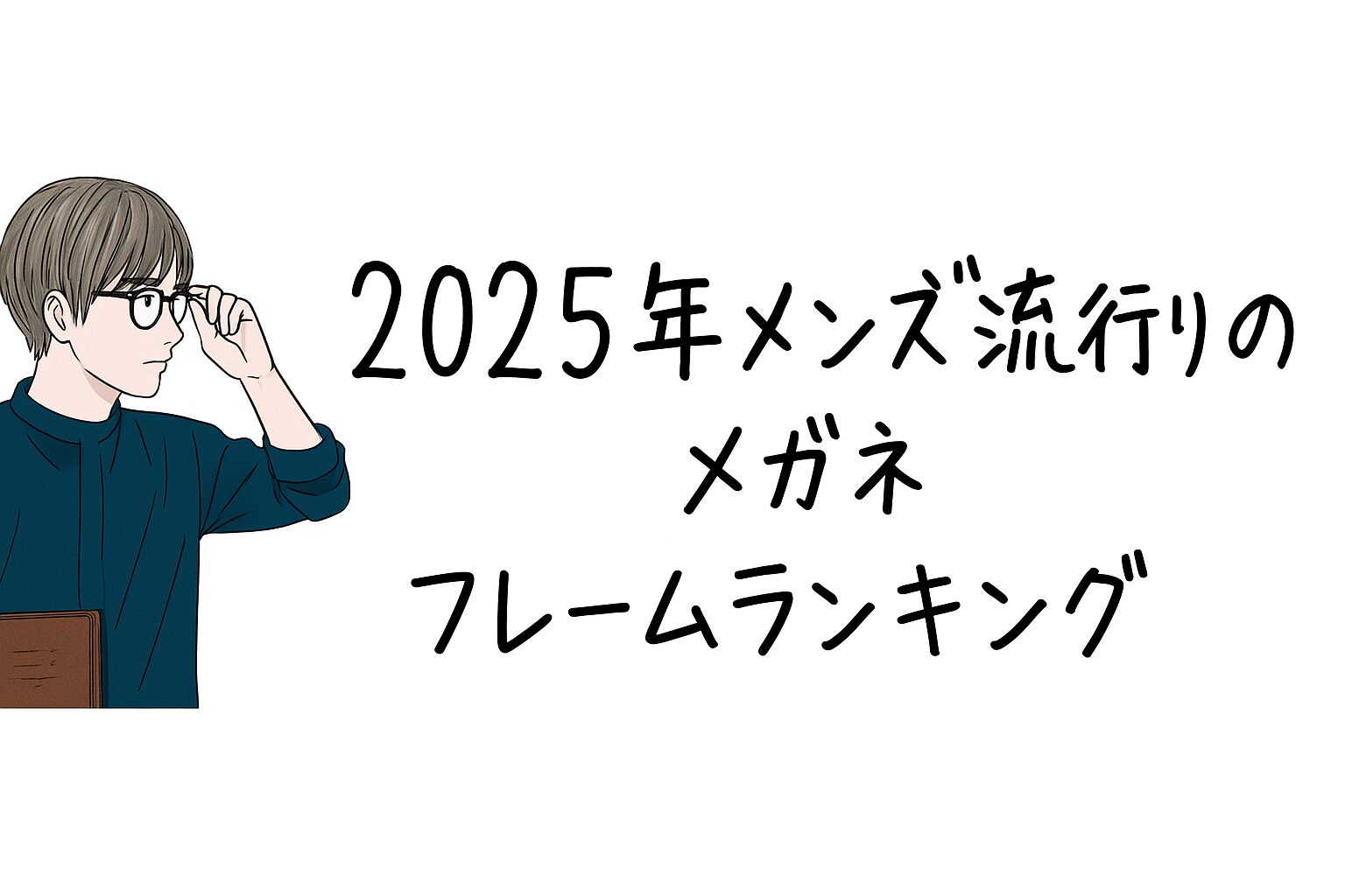 2025年メンズ流行りのメガネランキング